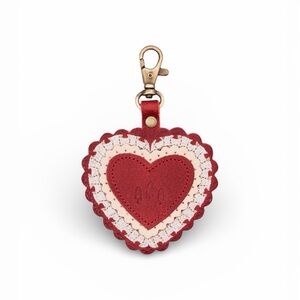 PORTLAND LEATHER Sweetheart Keychain Chili Red